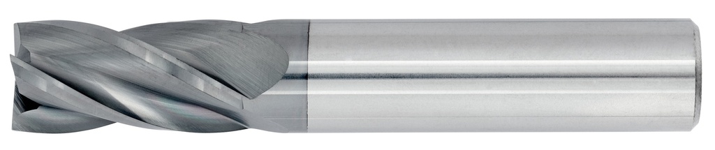 [006-500-4-L] 1/2 4flt 1-1/4LOC 3OAL 1/2shk SE SQ Cbd E/mill TiALN